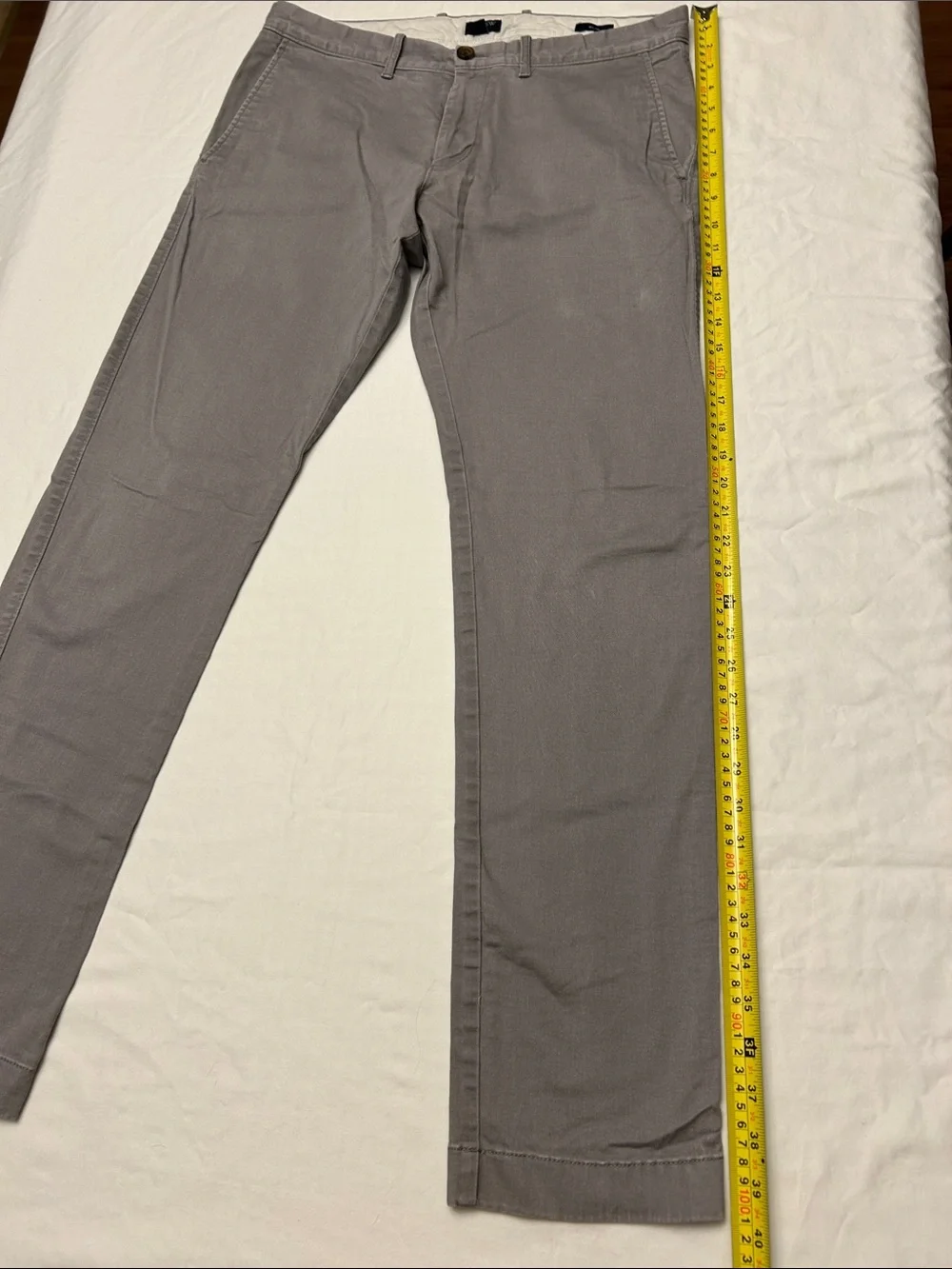 J. Crew Light Gray Slim Chino Pants